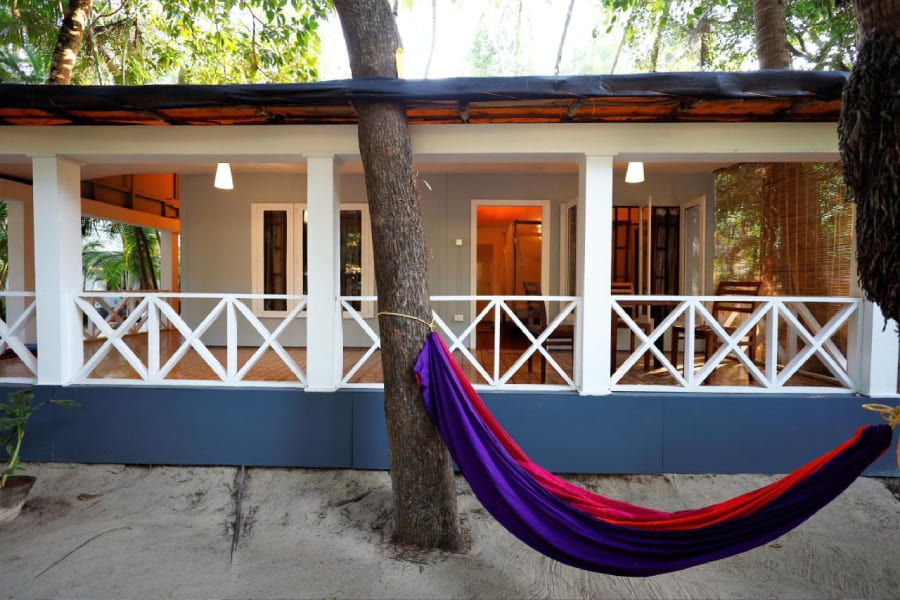 Garden view familty cottage AC