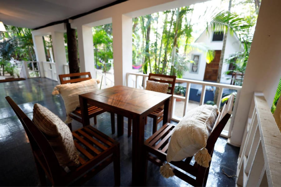 Garden view familty cottage AC