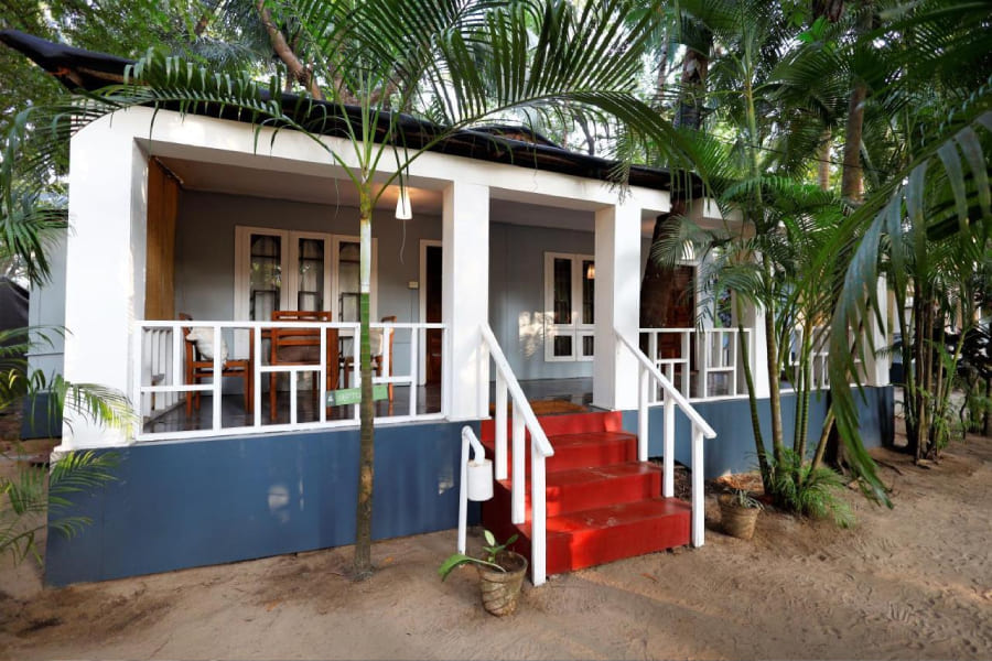 Garden view familty cottage AC