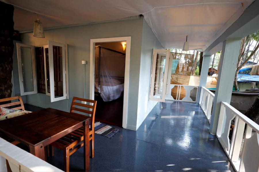 Garden view familty cottage AC